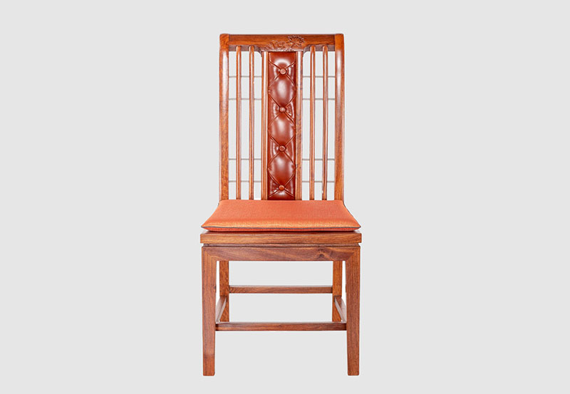 汉阴芙蓉榭中式实木餐椅效果图