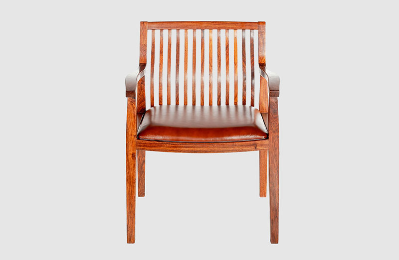 汉阴中式实木大方椅家具效果图